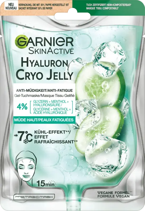 Garnier Skin Active Tuchmaske Hyaluron Cryo Jelly
