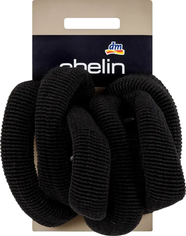 ebelin Breite Haargummis schwarz