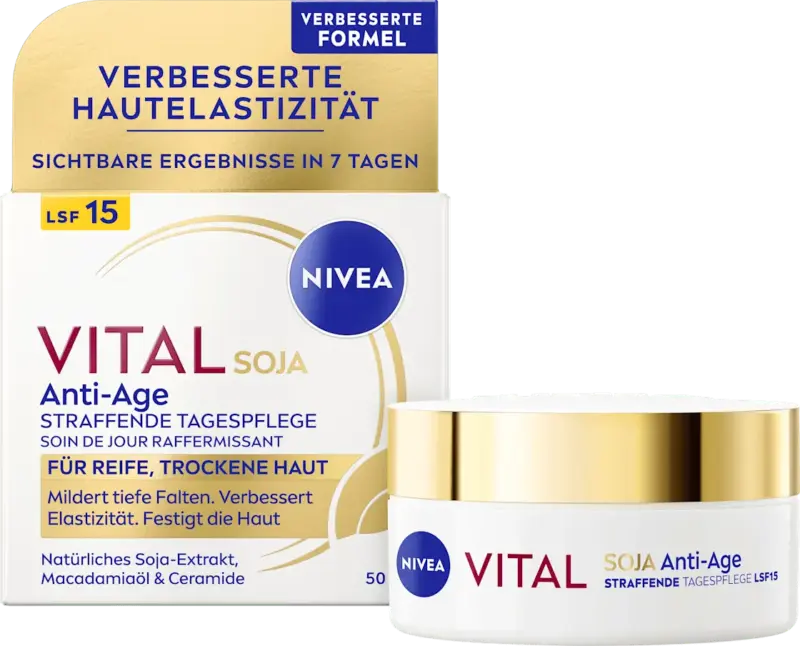 NIVEA Gesichtscreme Vital Anti-Age Soja Straffend