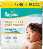 dm drogerie markt Pampers Feuchtt&uuml;cher Aqua Soft Touch (4x48 St)
