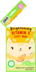 JiiNJU BEAUTY Tuchmaske Vitamin C hydrates & brightens