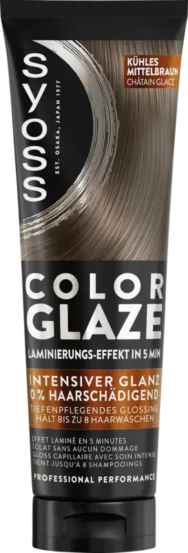 Syoss Farb-Glanzbehandlung Color Glaze K&uuml;hles Mittelbraun