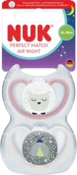 NUK Schnuller Perfect Match Air Night 18-36 Monate sortiert