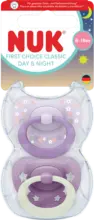 dm drogerie markt NUK Schnuller First Choice Classic Day & Night 6-18 Monate sortiert