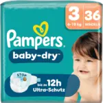 dm drogerie markt Pampers Windeln Baby-Dry Gr. 3 (6-10 kg)