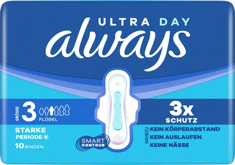 always Binden Ultra Day 3 Long Plus Starke Periode