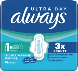always Binden Ultra Day Normal 1 Leichte bis m&auml;&szlig;ige Periode