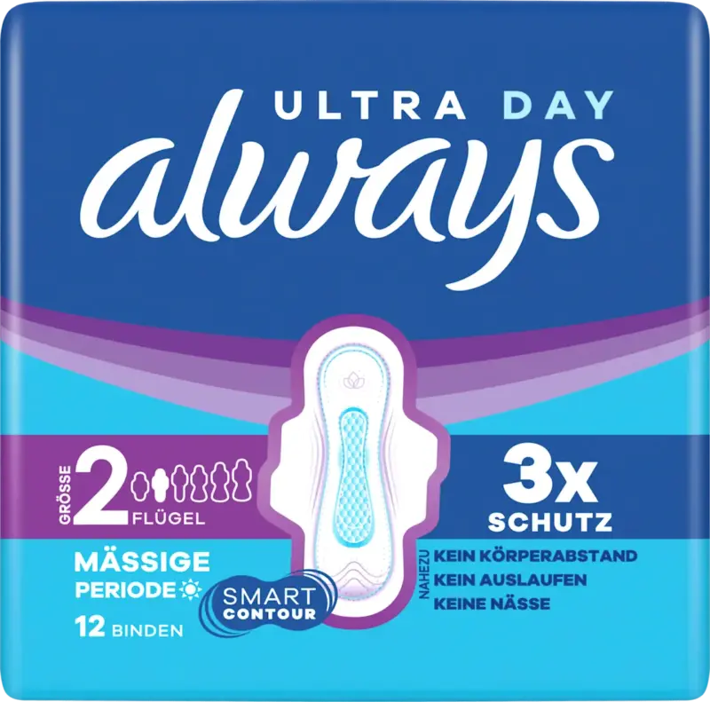 always Binden Ultra Day 2 Long M&auml;&szlig;ige Periode