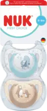dm drogerie markt NUK Schnuller First Choice Seepferd/B&auml;r, 0-6 Monate