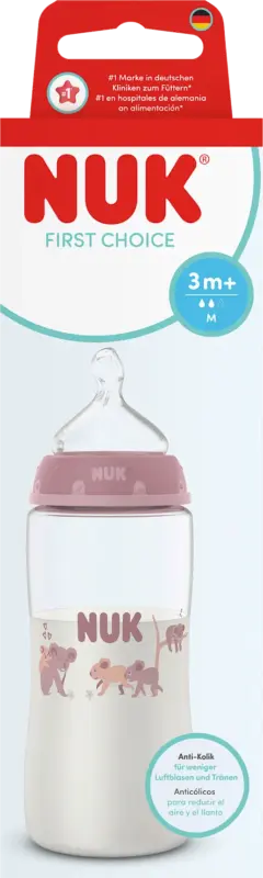 NUK Babyflasche First Choice 3+ Monate 300 ml sortiert
