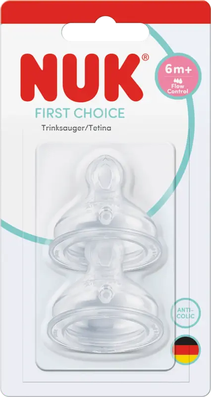 NUK Trinksauger First Choice 6+ Monate Flow Control