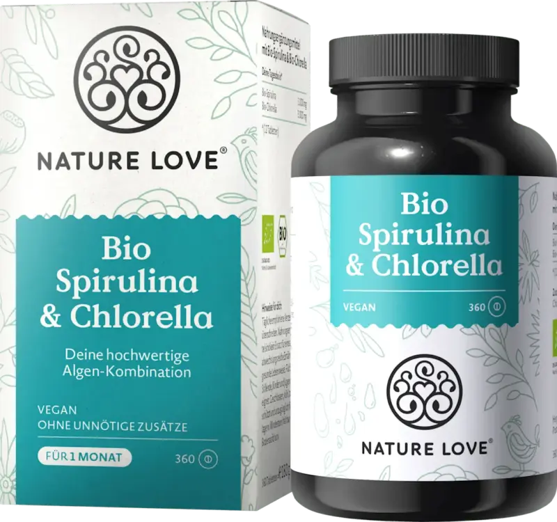 Nature Love Bio Spirulina & Chlorella Tabletten
