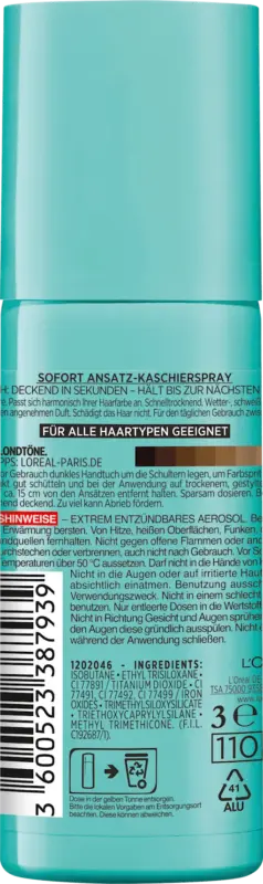 L'OR&Eacute;AL PARiS MAGIC RETOUCH Magic Retouch Sofort Ansatz-Kaschierspray - hellblond