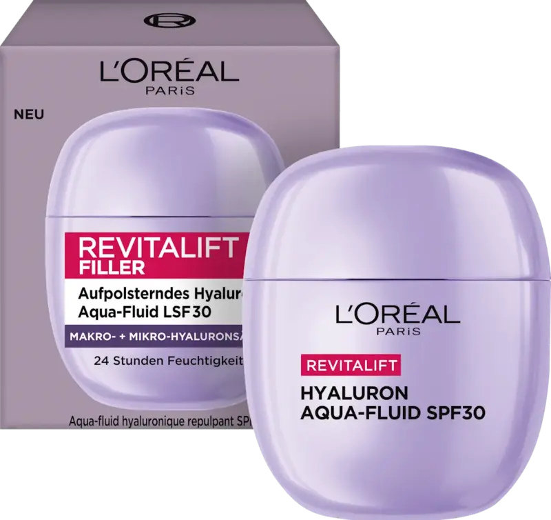 L'OR&Eacute;AL PARiS REVITALIFT Gesichtscreme Hyaluron-Aqua-Fluid LSF 30