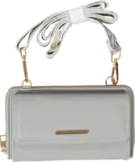 dm drogerie markt PURSET Handytasche grau