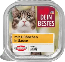 Dein Bestes Nassfutter Katze mit H&uuml;hnchen in Sauce