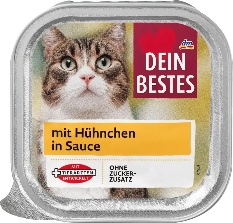 Dein Bestes Nassfutter Katze mit H&uuml;hnchen in Sauce