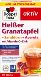 Doppelherz Pulver Hei&szlig;er Granatapfel