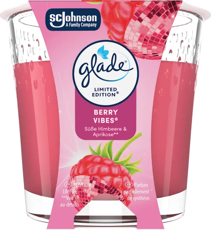 glade Duftkerze im Glas Berry Vibes