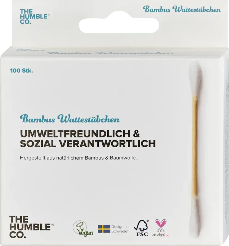 THE HUMBLE CO. Wattest&auml;bchen Bambus