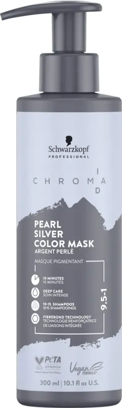 Schwarzkopf PROFESSIONAL Chroma ID Bonding Farbmaske - Nr. 9,5-1 Pearl Silver