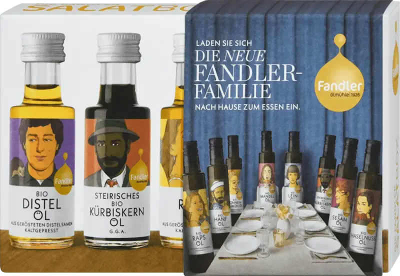 Fandler &Ouml;l-Set Bio Salatbox