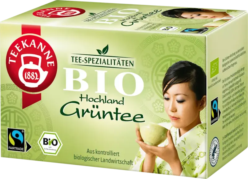 Teekanne Gr&uuml;ner Tee Bio Hochland