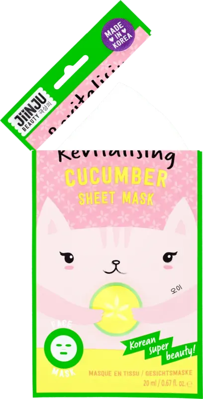 JiiNJU BEAUTY Tuchmaske Cucumber ultra soothe