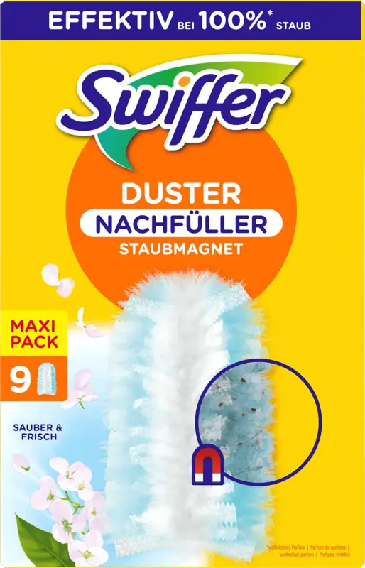 Swiffer Staubmagnet mit Febrezeduft Nachf&uuml;llpack