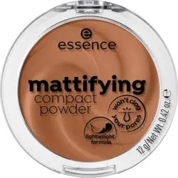 essence Kompaktpuder Mattierend 50 True Caramel