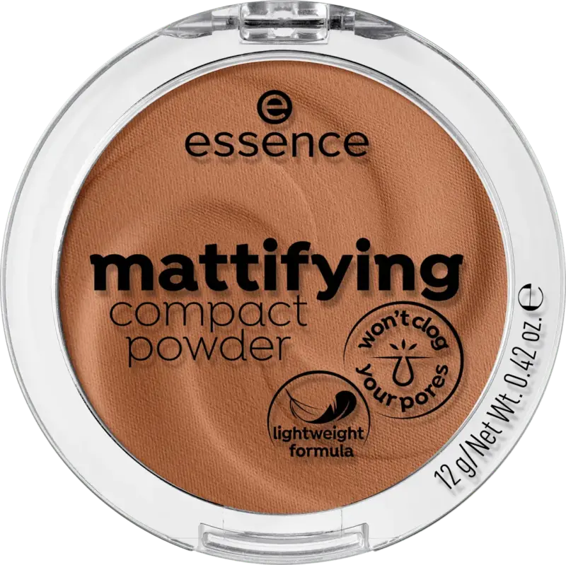 essence Kompaktpuder Mattierend 50 True Caramel