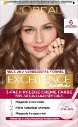 L'OR&Eacute;AL PARiS EXCELLENCE Creme Creme 3-Fach Pflege Creme Farbe - Nr. 6 Dunkelblond