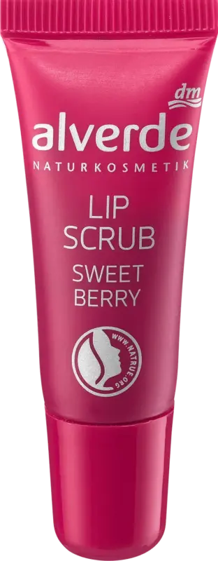 alverde NATURKOSMETIK Lippenpflege Lip Scrub Sweet Berry