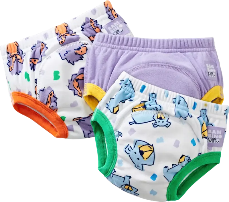 Bambino Mio T&ouml;pfchen-Trainingshose wiederverwendbar lila/bunt 2-3 Jahre