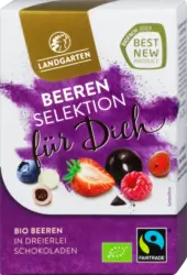Landgarten Schokolade Dreierlei Bio Beeren Selektion f&uuml;r Dich