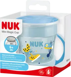 NUK Trinklernbecher Mini Magic Cup blau 6+ Monate 160 ml