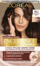 dm drogerie markt L'OR&Eacute;AL PARiS EXCELLENCE Creme Haarfarbe Universale Nude-T&ouml;ne - Nr. 4U Universal Mittelbraun