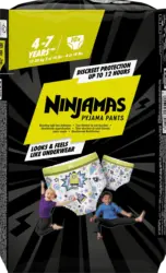 Ninjamas Pyjama Pants 4-7 Jahre (17-30 kg) blau