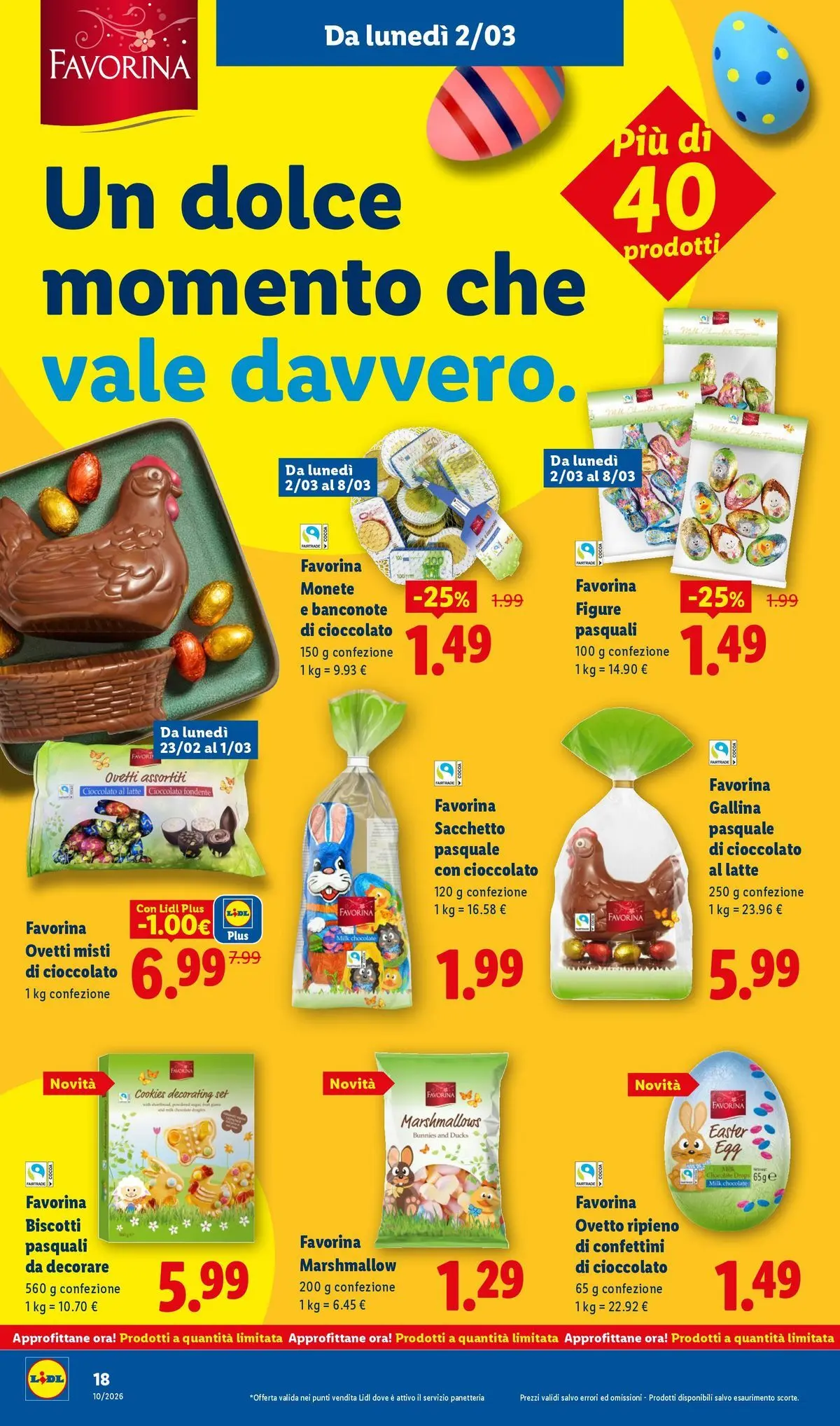 LIDL volantino della prossima settimana dal ﻿02/03/2026﻿ 📣 | Pagina: 24 | Prodotti: Cioccolato, Biscotti, Latte