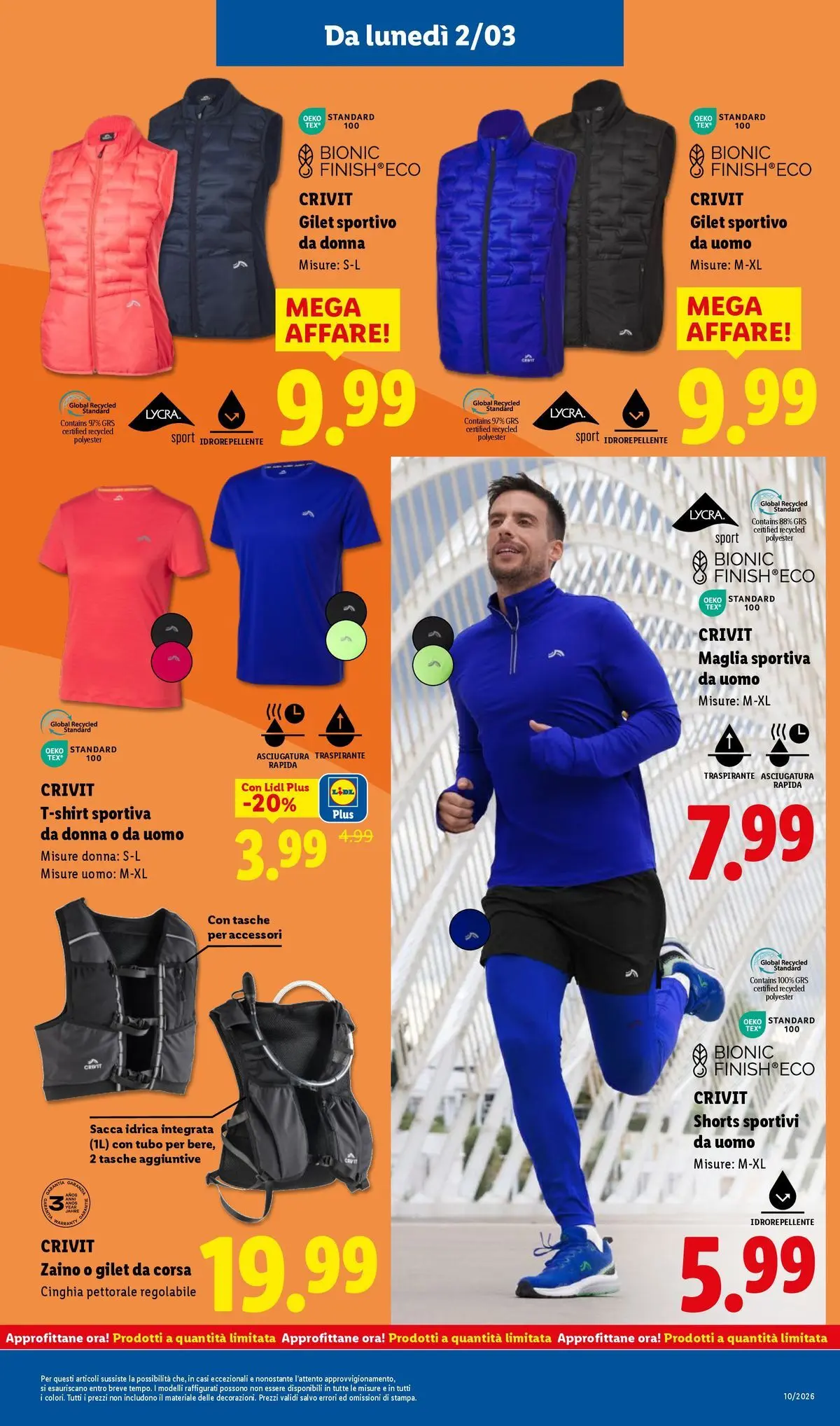 LIDL volantino della prossima settimana dal ﻿02/03/2026﻿ 📣 | Pagina: 37 | Prodotti: Zaino, Tubo, T-shirt, Gilet