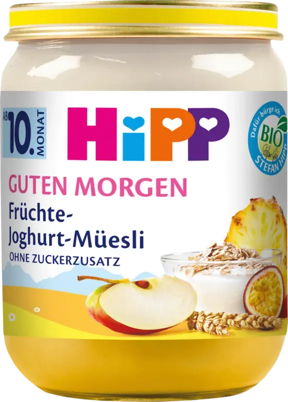 HiPP Frucht & Getreide Guten Morgen Fr&uuml;chte-Joghurt M&uuml;sli