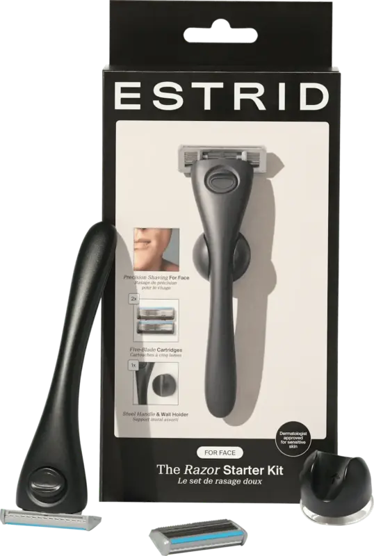 Estrid Rasierer Set Men Face Onyx