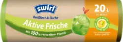 Swirl M&uuml;llbeutel 20 l mit Zugband Aktive Frische