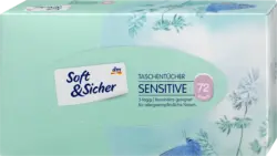 Soft&Sicher Taschent&uuml;cher Sensitive 3-lagig