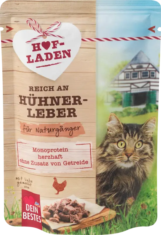 Dein Bestes Nassfutter Katze Hofladen H&uuml;hnerleber