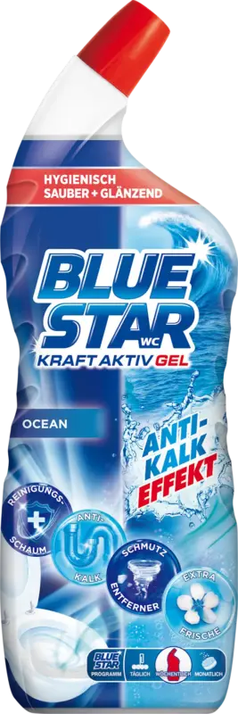 BLUE STAR WC-Reiniger Kraft Aktiv Gel Ocean Fresh
