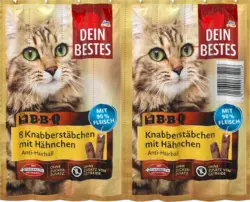 Dein Bestes Katzenleckerli BBQ Knabberst&auml;bchen mit H&auml;hnchen