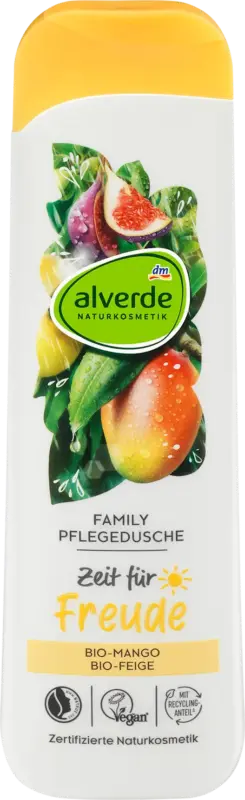 alverde NATURKOSMETIK Pflegedusche Zeit f&uuml;r Freude