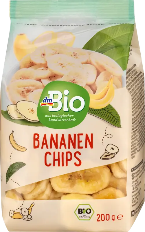dmBio Trockenfr&uuml;chte Bananenchips