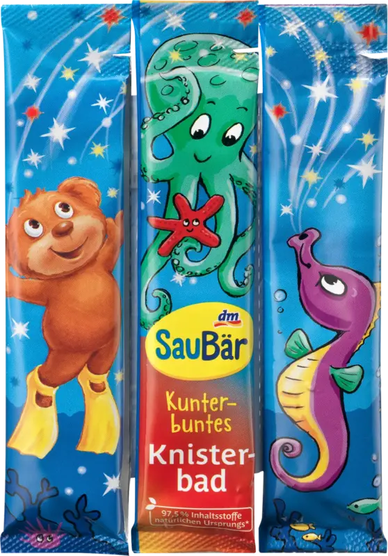 SauB&auml;r Kinder Badezusatz Knisterbad